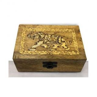 CAJA madera Elefante